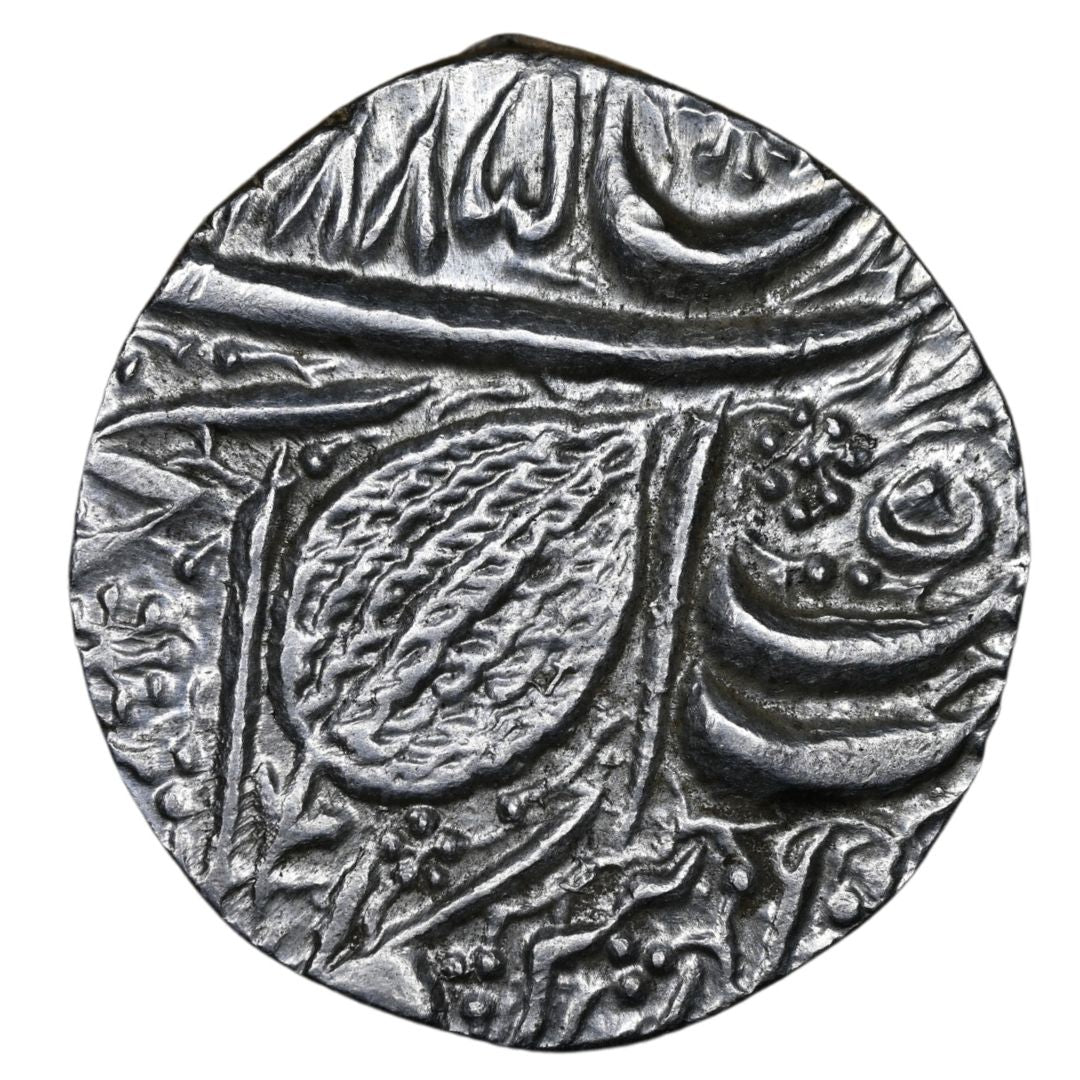 Sikh Empire, Maharaja Ranjeet Singh, Silver Nanakashahi Rupee, Nagari OM legend (Amritsar Mint)