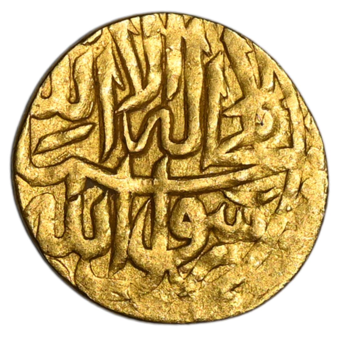 Mughals, Humayun Gold 1/8 Ashrafi or 1/20 Mohur (Badakshan Mint)