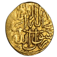 Mughals, Humayun Gold 1/8 Ashrafi or 1/20 Mohur (Badakshan Mint)