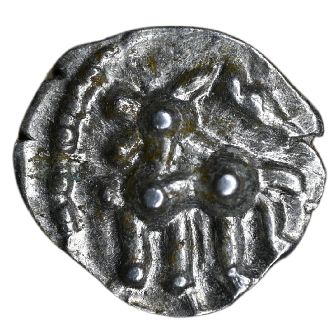 Vijaynagar Empire Devaraya I Silver 1/8 Tara