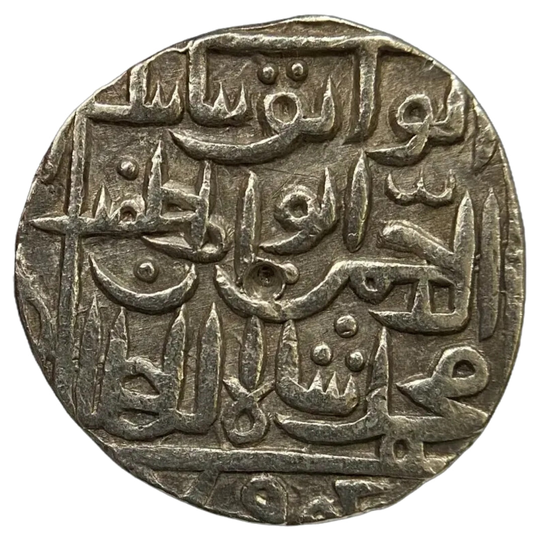 Bahmanis of Gulbarga Sultanate, Muhammad Shah II, Silver Tanka (Ahsanabad)