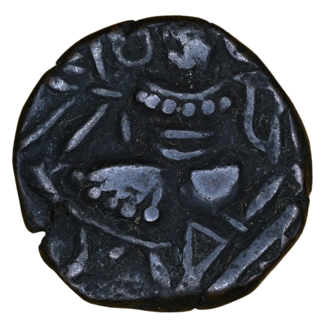 Medieval Kashmir, Utpala Dynasty Partha Varman Æ stater