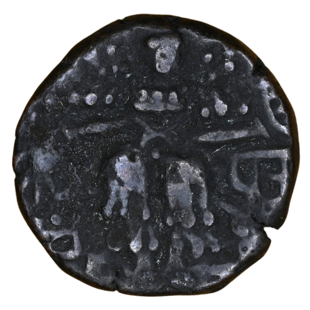 Medieval Kashmir, Utpala Dynasty Partha Varman Æ stater