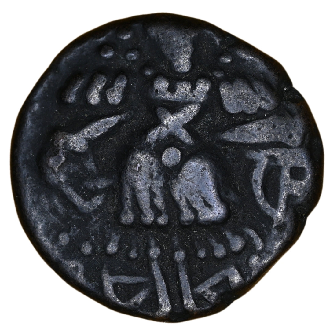 Medieval Kashmir, Utpala Dynasty Partha Varman Æ stater