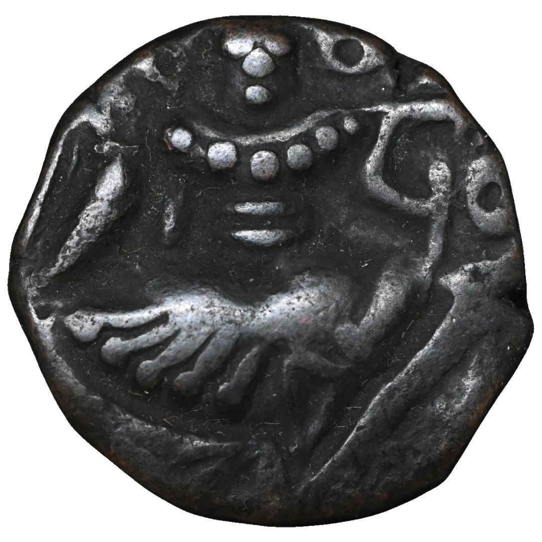 Medieval Kashmir, Utpala Dynasty Partha Varman Æ stater