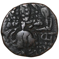 Medieval Kashmir, Utpala Dynasty Partha Varman Æ stater