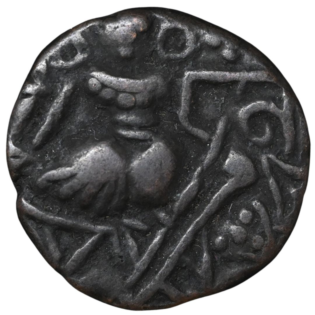 Medieval Kashmir, Utpala Dynasty Partha Varman Æ stater