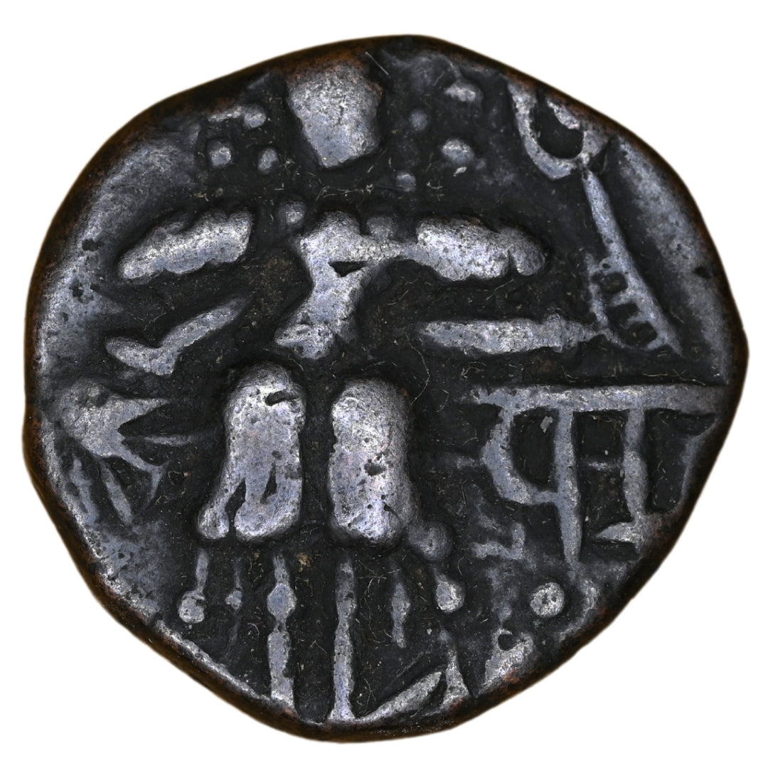 Medieval Kashmir, Utpala Dynasty Partha Varman Æ stater