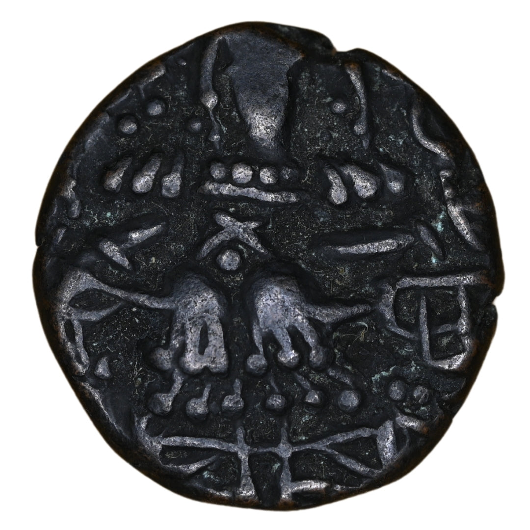 Medieval Kashmir, Utpala Dynasty Gopala Varman Æ stater