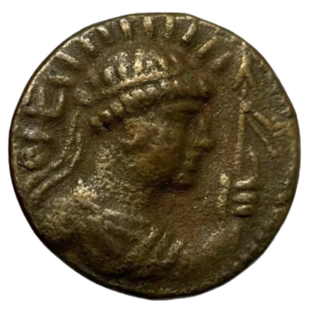 Kushan Dynasty, Soter Megas Alias Vima Takto Copper Tetradrachma