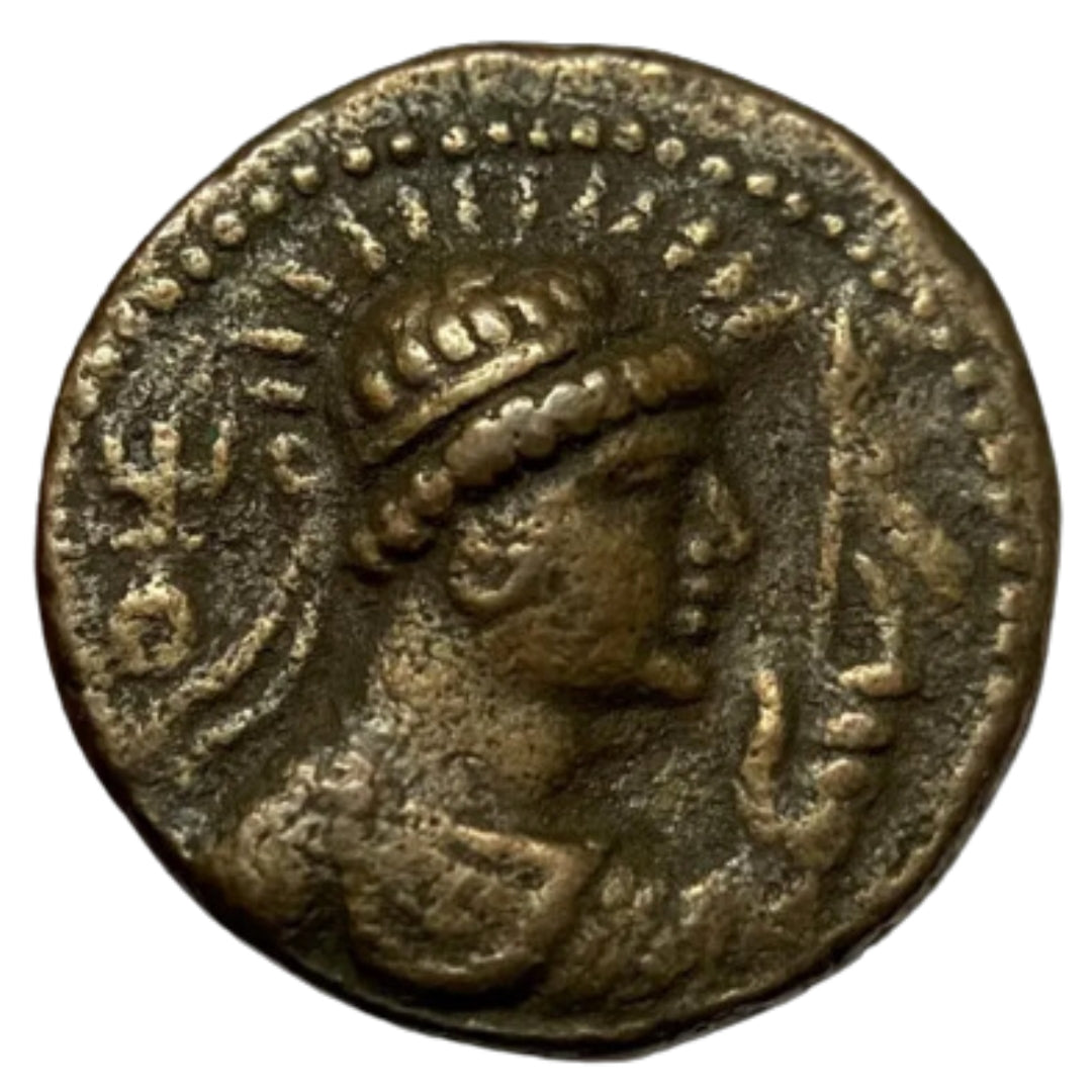 Kushan Dynasty, Soter Megas Alias Vima Takto Copper Tetradrachma