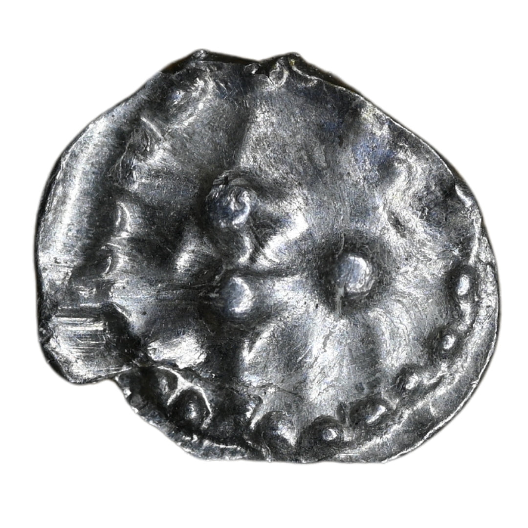 Vijaynagar Empire Devaraya I Silver 1/8 Tara