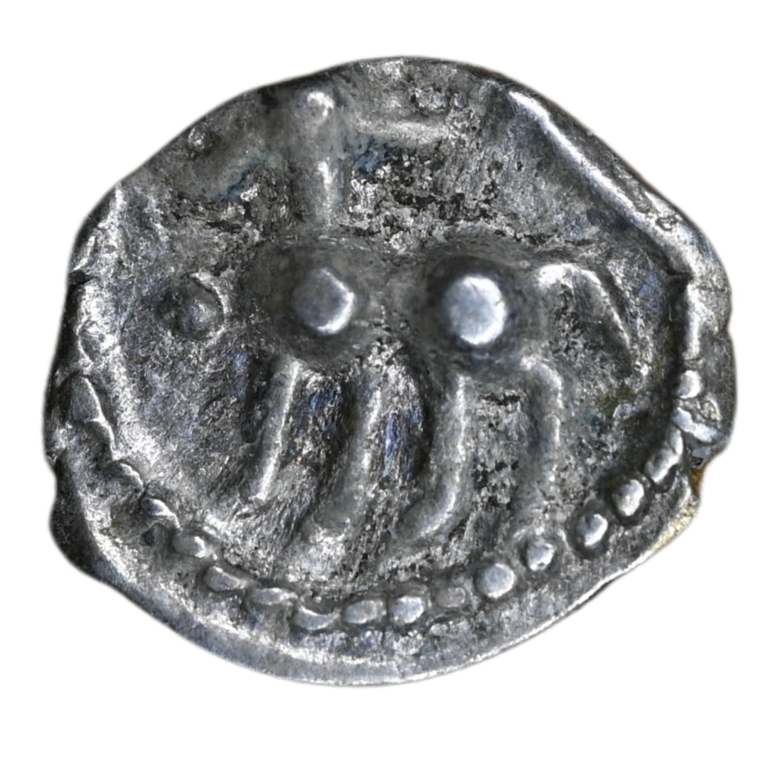 Vijaynagar Empire Devaraya I Silver 1/8 Tara