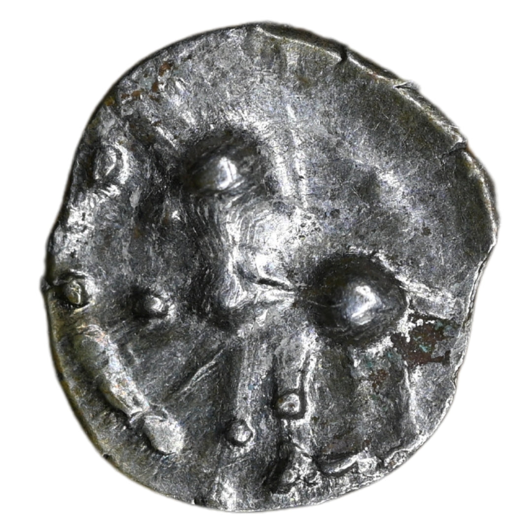 Vijaynagar Empire Devaraya I Silver 1/8 Tara