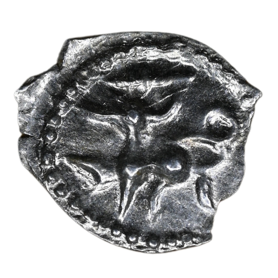 Vijaynagar Empire Devaraya I Silver 1/8 Tara